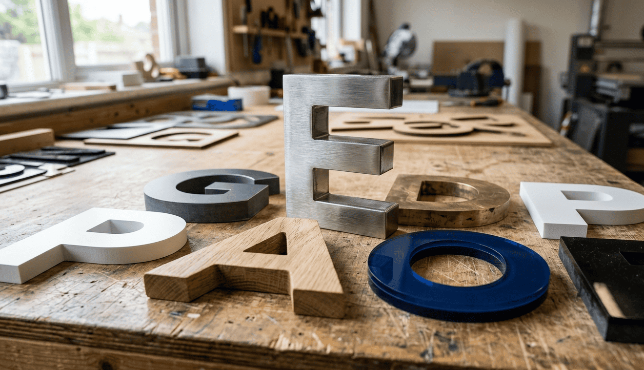 AI studio van esch signing materialen letters belettering