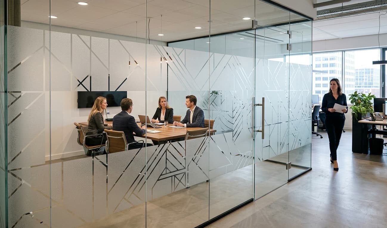 ai glasdecoratie B2B zakelijk signing